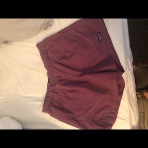 Purple Patagonia shorts